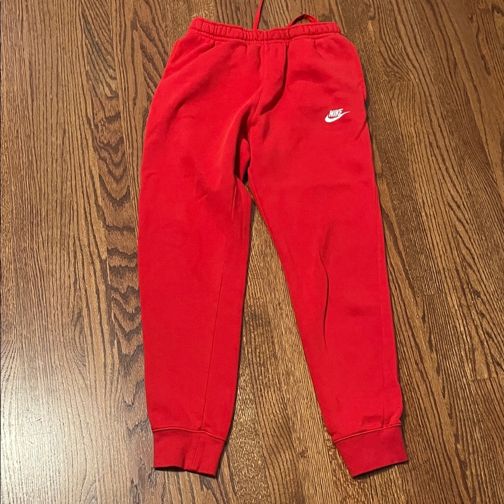 Nike Red Jogger Pants
